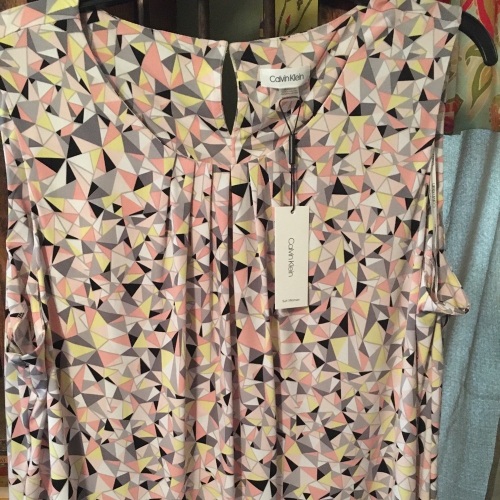 Calvin Kline sleeveless blouse